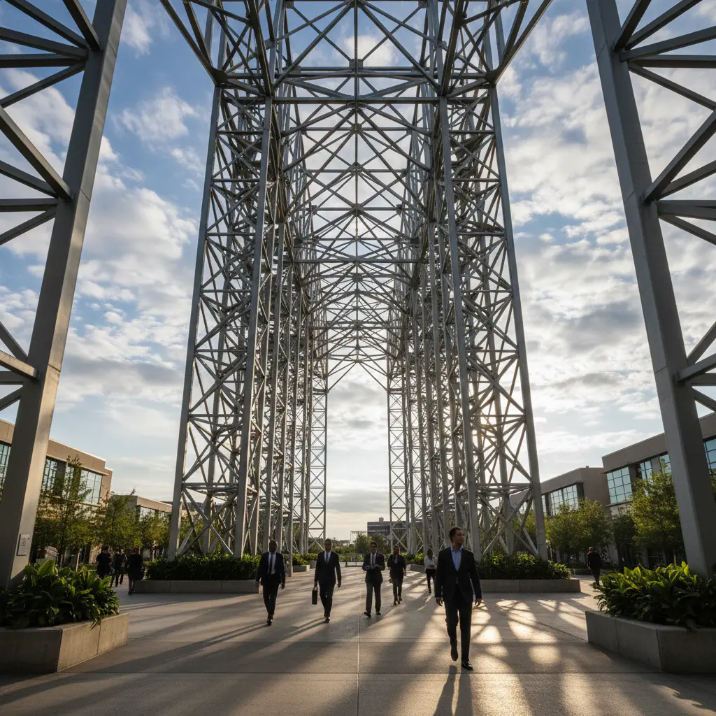 Steel framework